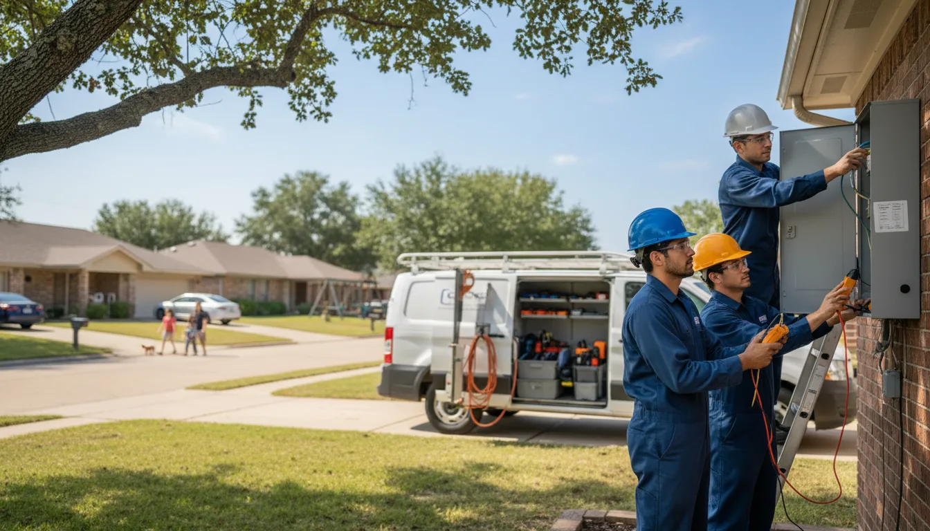 Certified electrician providing emergency electrical services in Mineral City, OH